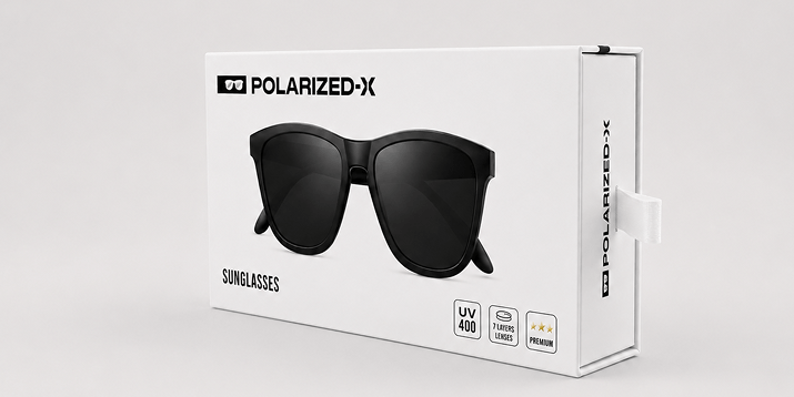 POLARIZED-X packaging